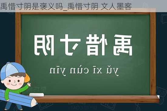 禹惜寸阴是褒义吗_禹惜寸阴 文人墨客