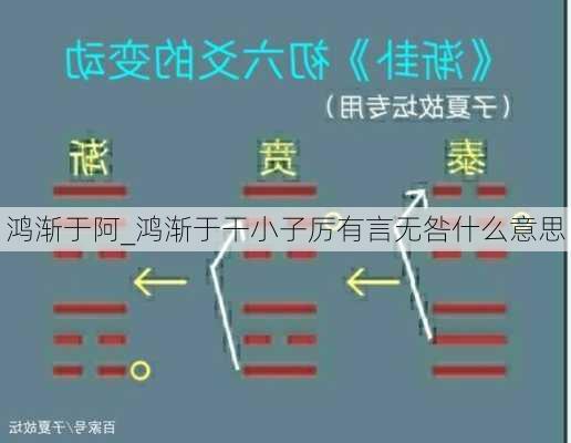 鸿渐于阿_鸿渐于干小子厉有言无咎什么意思