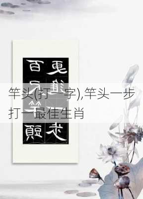 竿头(打一字),竿头一步打一最佳生肖