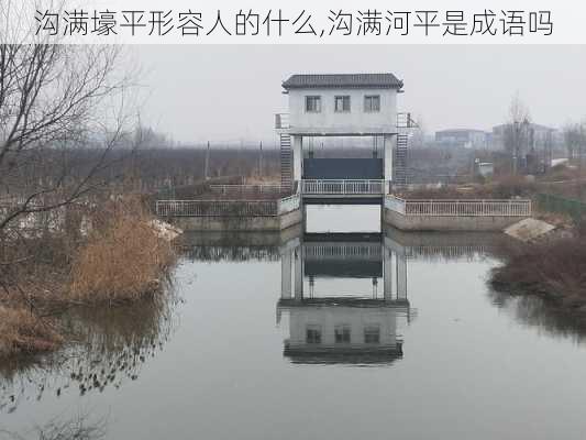 沟满壕平形容人的什么,沟满河平是成语吗