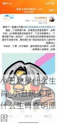 小丑跳梁什么生肖_小丑跳梁是什么生肖查明原因