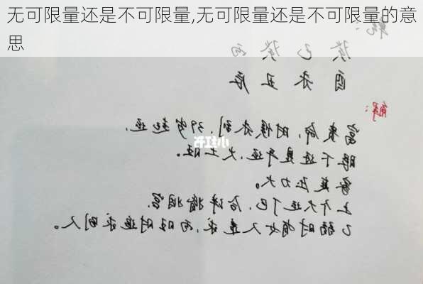 无可限量还是不可限量,无可限量还是不可限量的意思