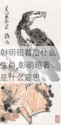 彰明昭着指什么生肖,彰明昭著是什么意思