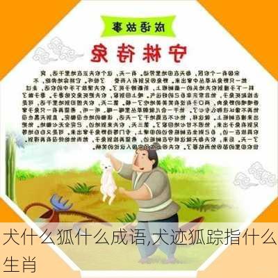 犬什么狐什么成语,犬迹狐踪指什么生肖