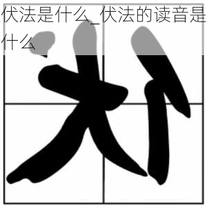 伏法是什么_伏法的读音是什么