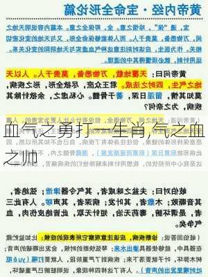 血气之勇打一生肖,气之血之帅