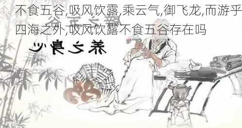 不食五谷,吸风饮露,乘云气,御飞龙,而游乎四海之外,吸风饮露不食五谷存在吗