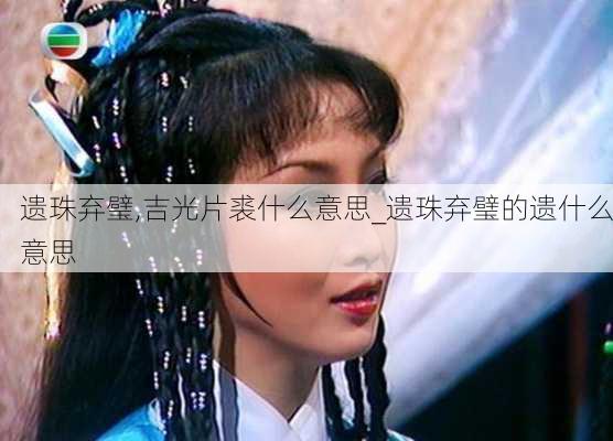 遗珠弃璧,吉光片裘什么意思_遗珠弃璧的遗什么意思