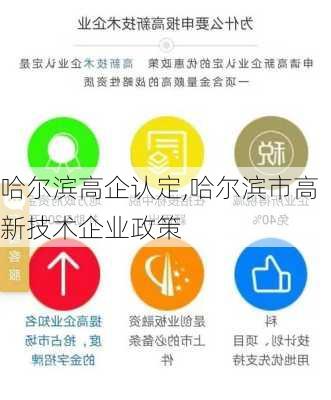 哈尔滨高企认定,哈尔滨市高新技术企业政策