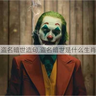 盗名暗世造句,盗名暗世是什么生肖