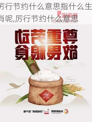 厉行节约什么意思指什么生肖呢,厉行节约什么意思