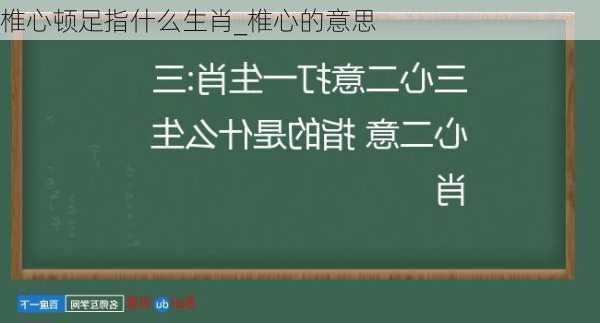 椎心顿足指什么生肖_椎心的意思